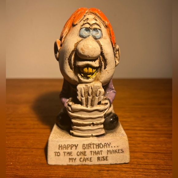 Vintage 1975 Paula Figurine made in Ontario Canada Happy Birthday W300 - Picture 1 of 6